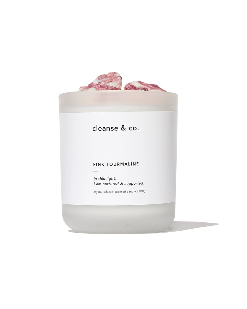 Candle - Pink Tourmaline | Nurtured & Supported