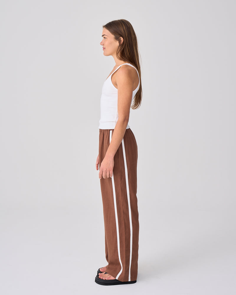 Racer Pant - Chocolate