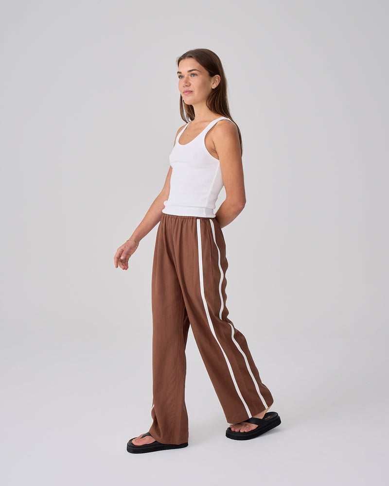 Racer Pant - Chocolate