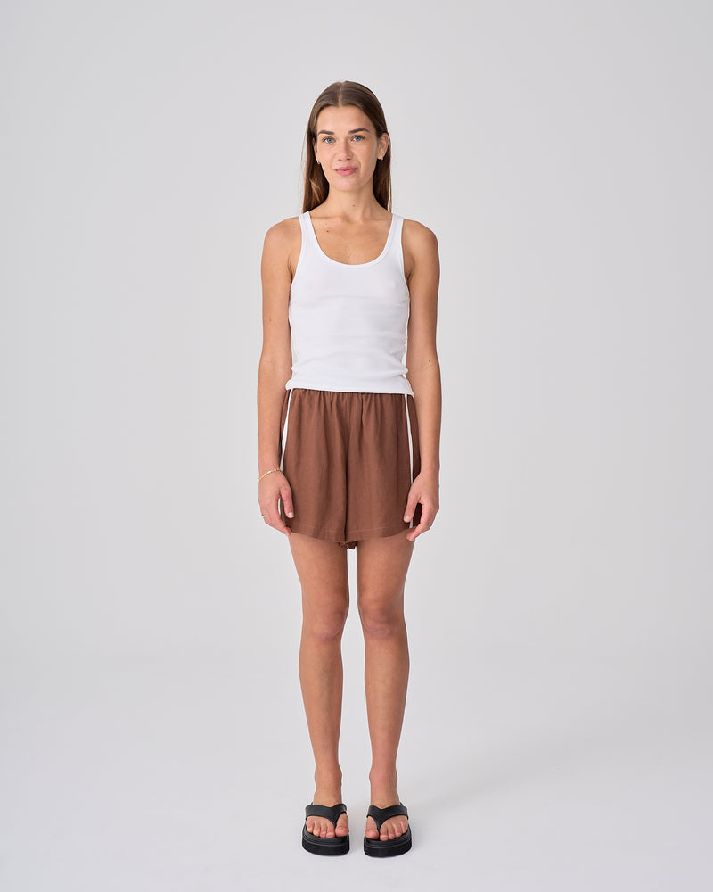 Racer Short - Chocolate
