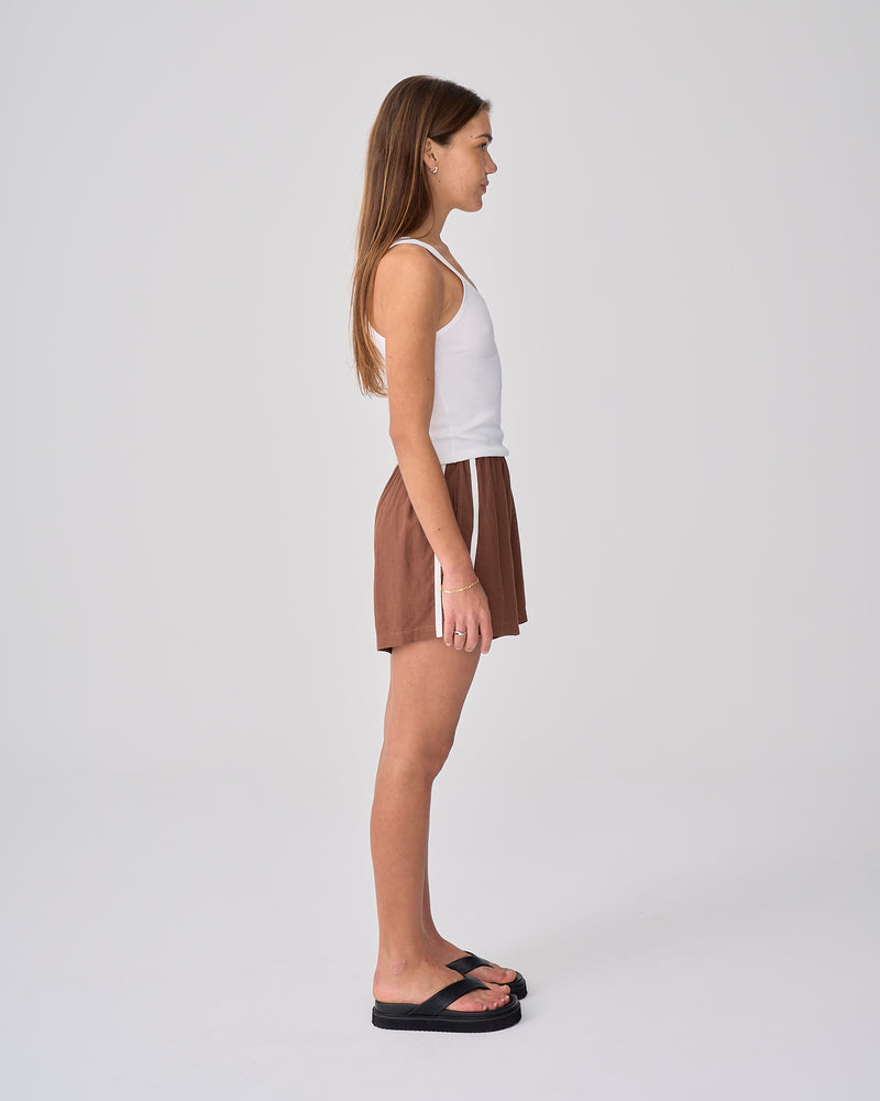 Racer Short - Chocolate