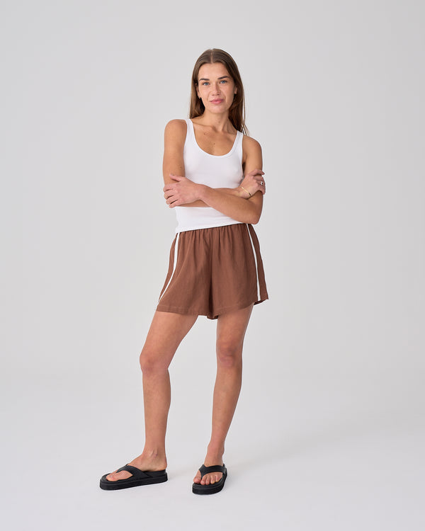 Racer Short - Chocolate