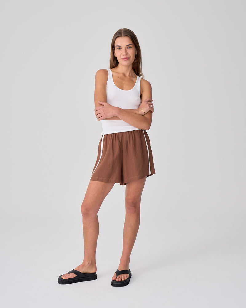 Racer Short - Chocolate