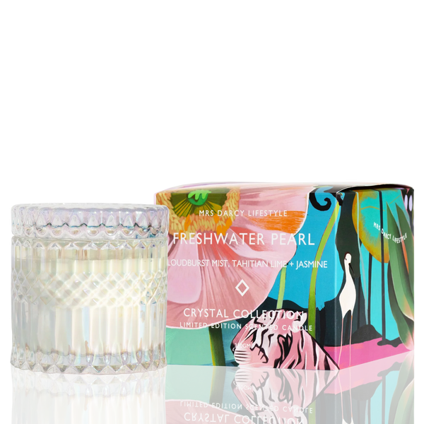 Candle Freshwater Pearl - Cloudburst Mist, Tahitian Lime & Jasmine