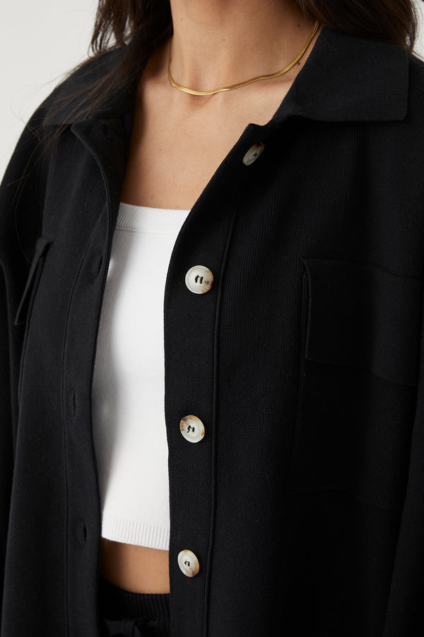 Arcaa Remy Shirt Jacket - Black