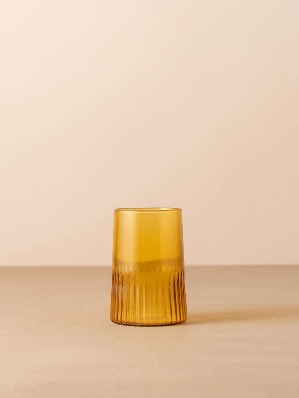 Kairos Water Glass (Set of 2) - Yellow Topaz