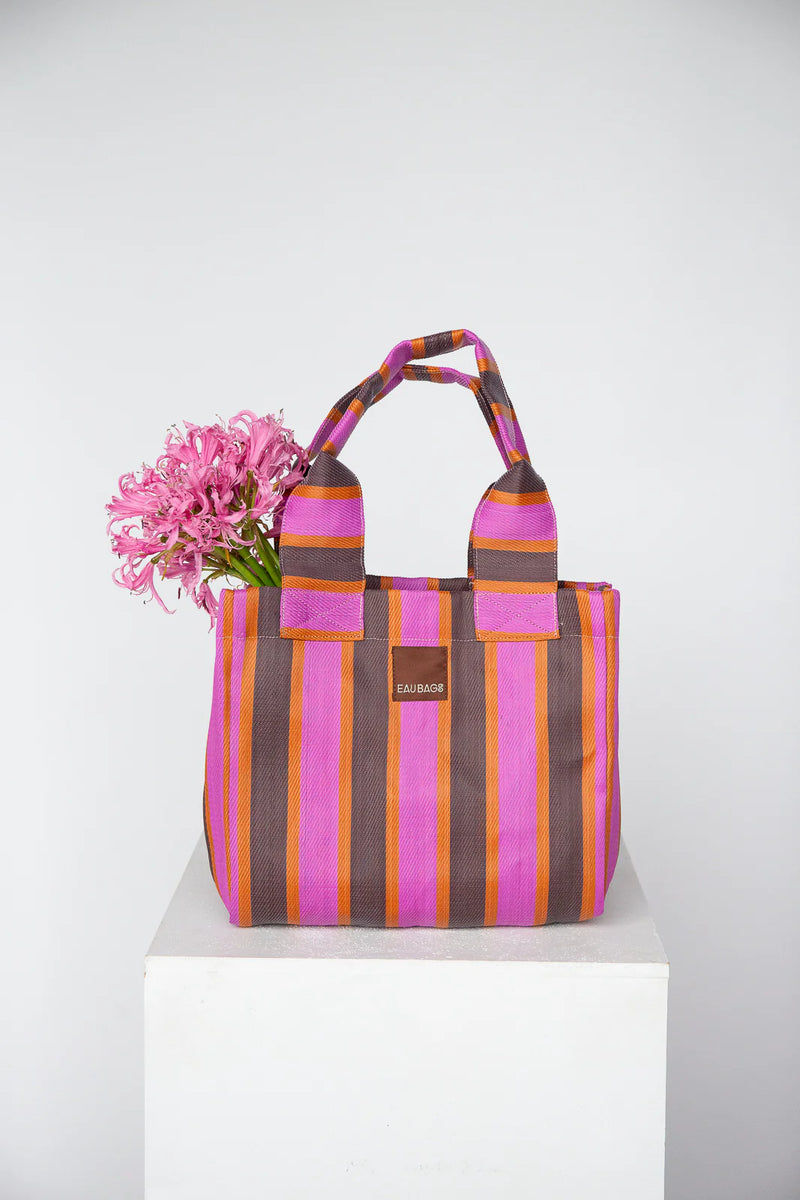 Tote - Fuchsia & Chocolate