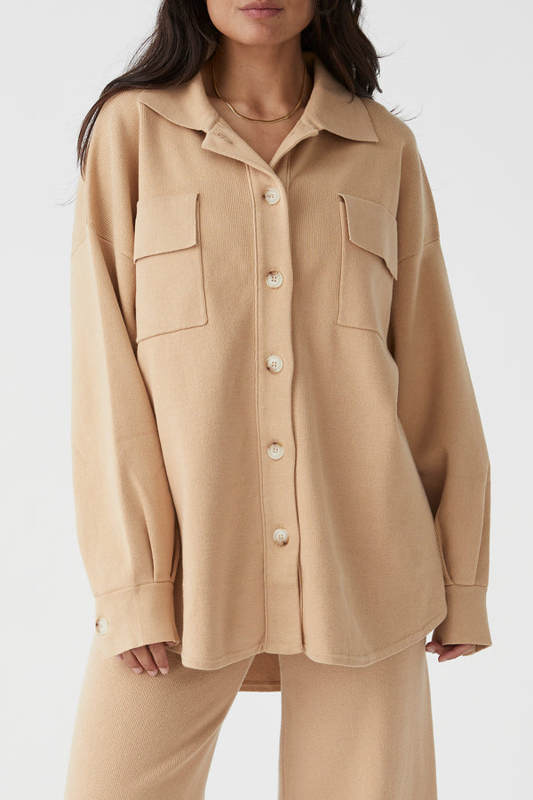 Arcaa Remy Shirt Jacket - Honey