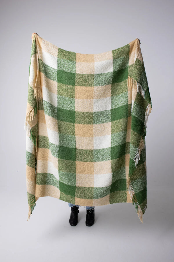 Check Alpaca Throw - In The Woods