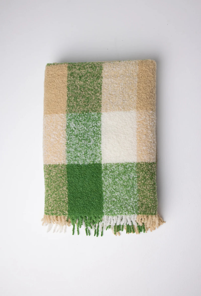 Check Alpaca Throw - In The Woods