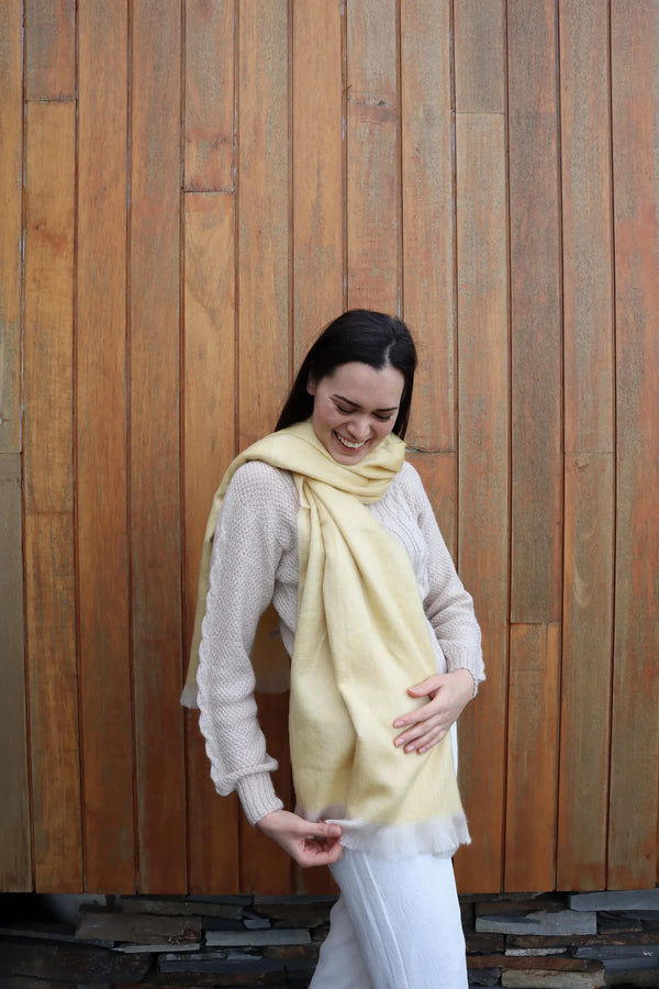 Classic Alpaca Scarf - Butter