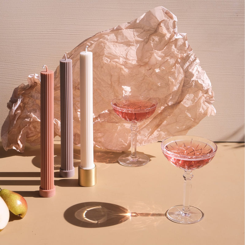 Column Pillar Candle (2 Pack) - Honey
