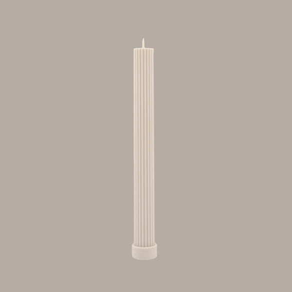 Column Pillar Candle (2 Pack) - Cream White