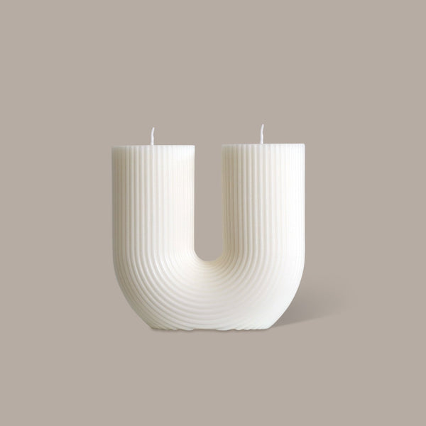 Curl Curl Candle - Cream White
