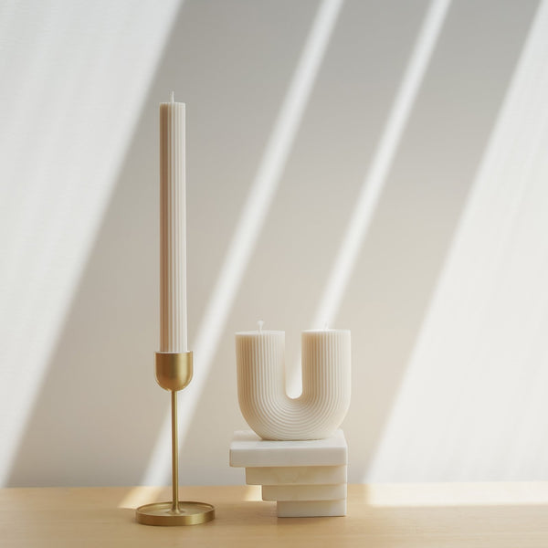 Curl Curl Candle - Cream White