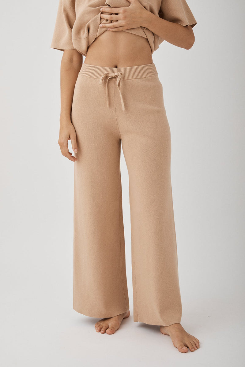 Arcaa Harriet Organic Knit Pants - Honey