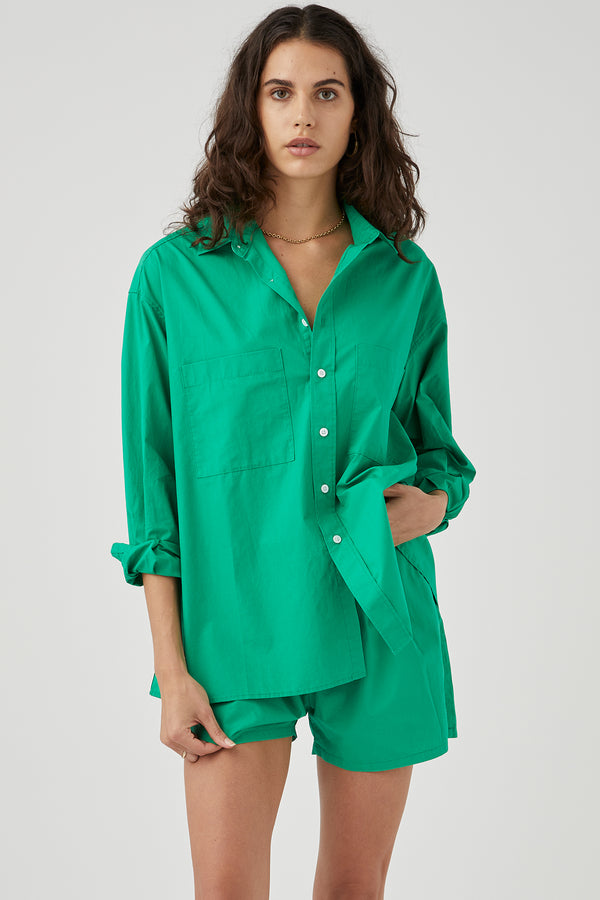 Arcaa Dylan Long Sleeve Shirt - Emerald